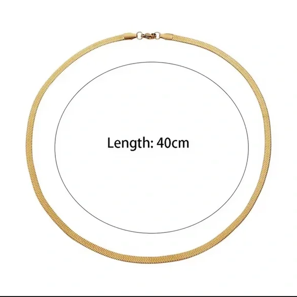 Gold Chain Necklaces For Women minimalist - Picture 3 of 8